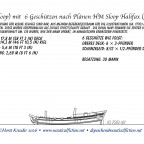 Navy Schoner nach Plänen HM Schooner (Sloop?) Halifax von 1765