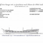 24 Gun 6th-Rate Nach Plänen der HMS Seahorse (1748)